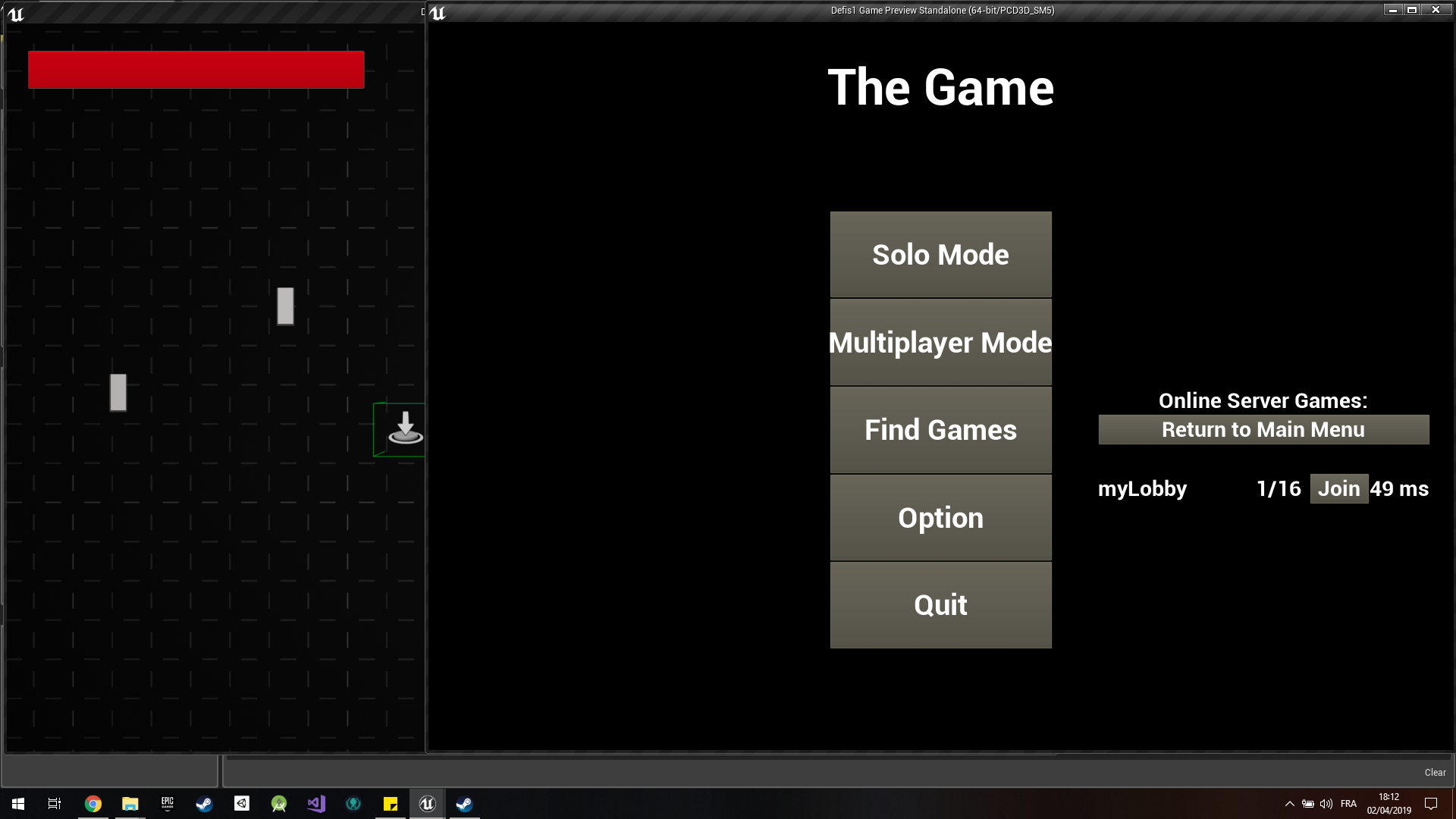 Prototype Multiplayer UI screenshot 4