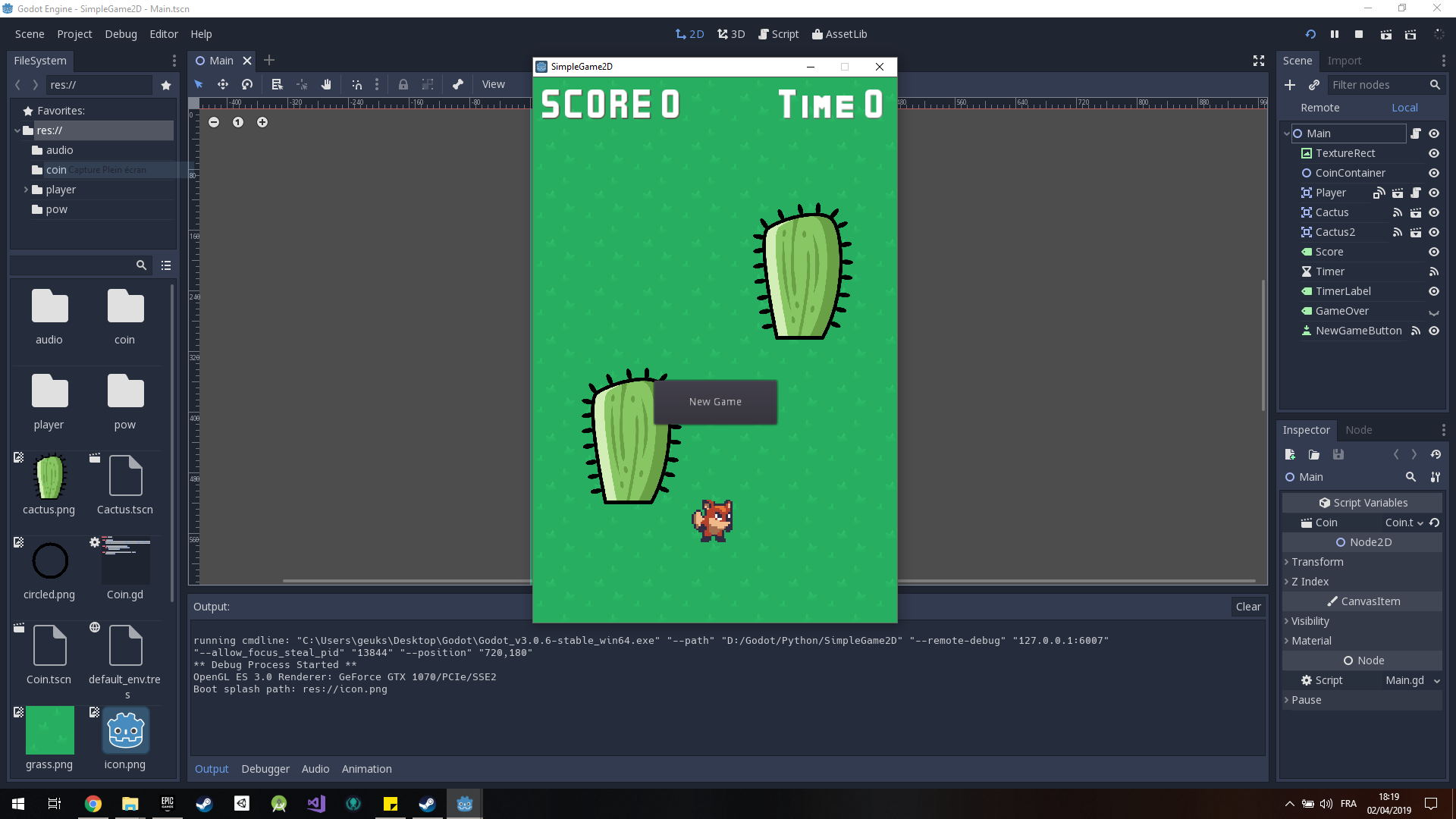 SimpleGame2D
